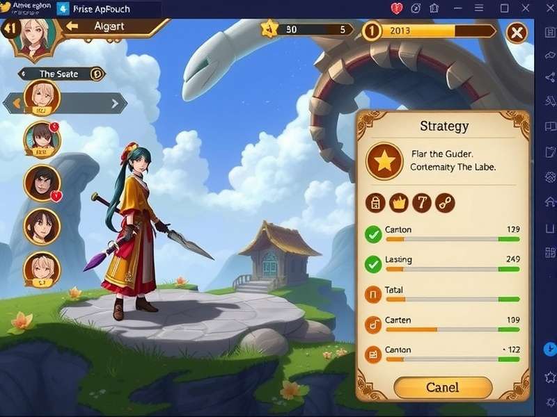 Anise Epoch Journey gameplay screenshot showing character in fantasy environment